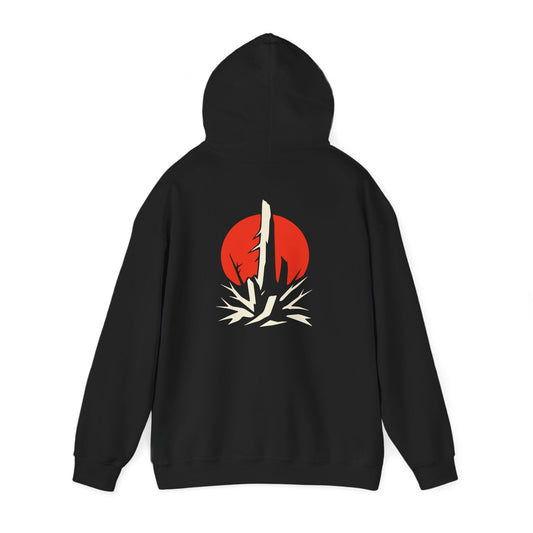 Bare Tree Against Red Sunset Unisex Sweatshirt