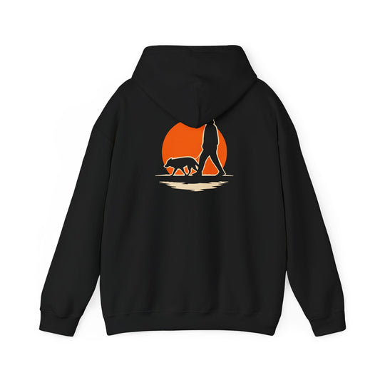 Evening Dog Walk Silhouette Unisex Hoodie