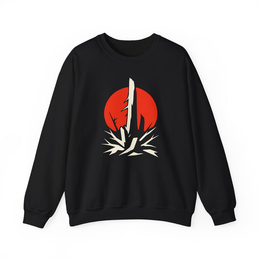 Bare Tree Against Red Sunset Unisex Sweatshirt